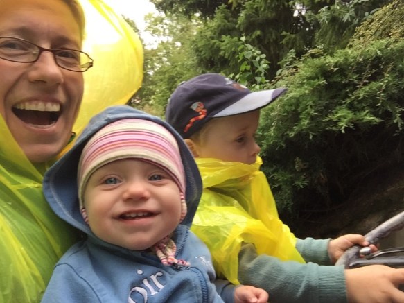 Jana, Ina und Felix in Tripsdrill